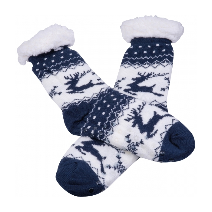 Skarpetki świąteczne NATAL, granatowy