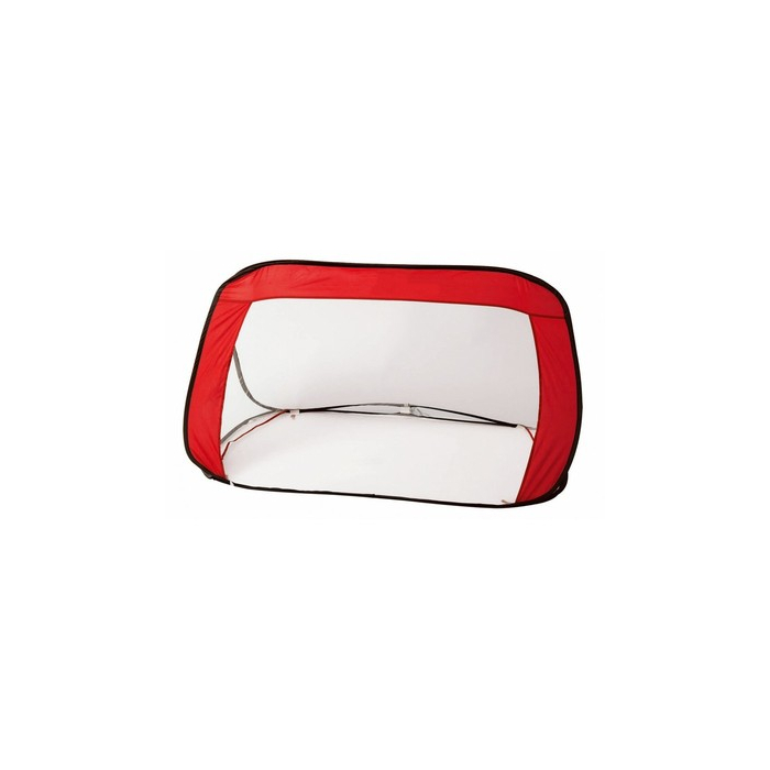 Składana bramka do gry w piłkę czerwony