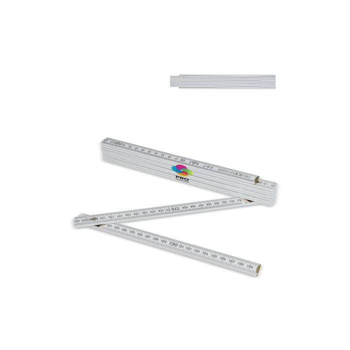 Składana linijka drewniana 2m Wyprodukowano w UE