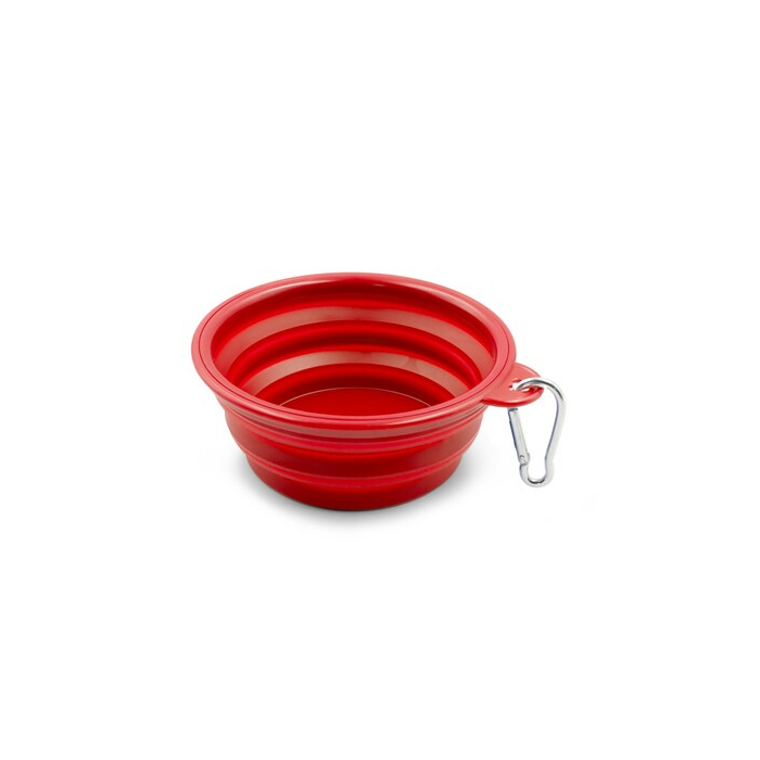 Składana miska dla psa | Platora czerwony