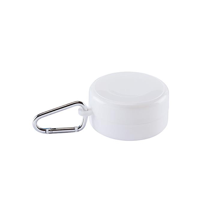 Składany kubek 200 ml z pojemniczkiem na tabletki / Foldcup