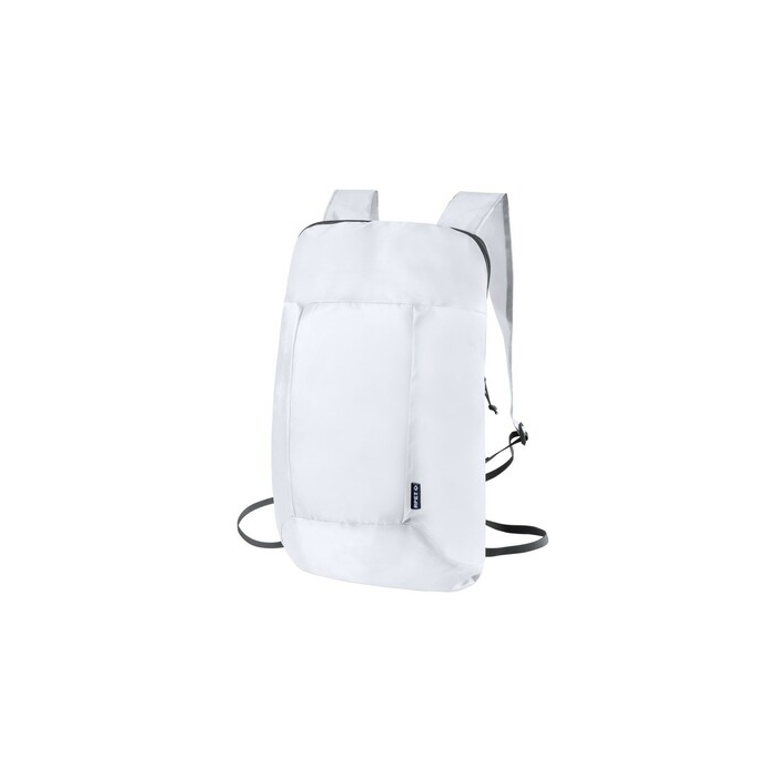 Składany plecak RPET biały
