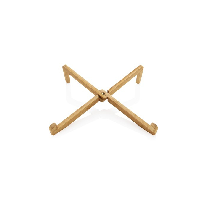 Składany stojak na laptopa do 15,6", tablet brązowy