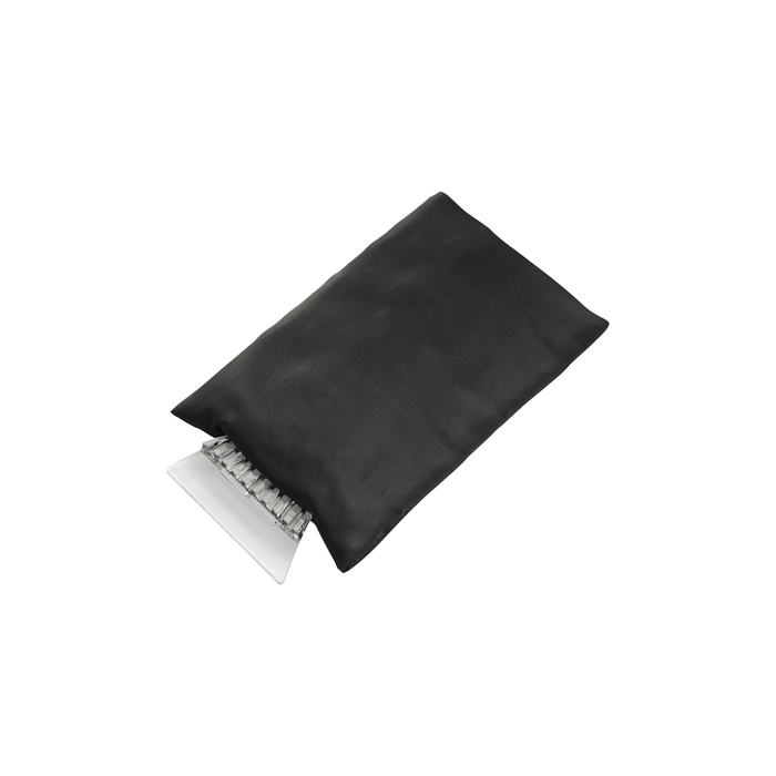 Skrobaczka z rękawiczką czarny