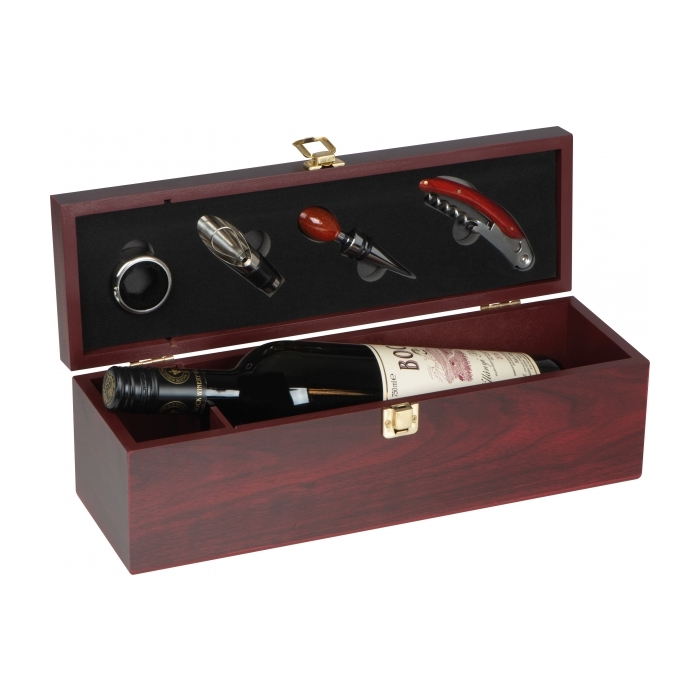 Skrzynka na wino JESOLO, brązowy