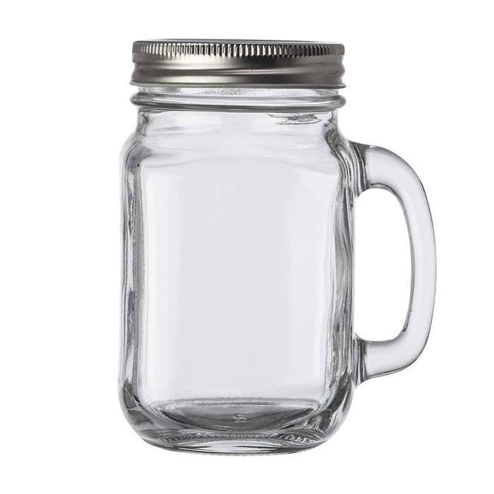 Słoik szklany TREVISO 450 ml, przeźroczysty