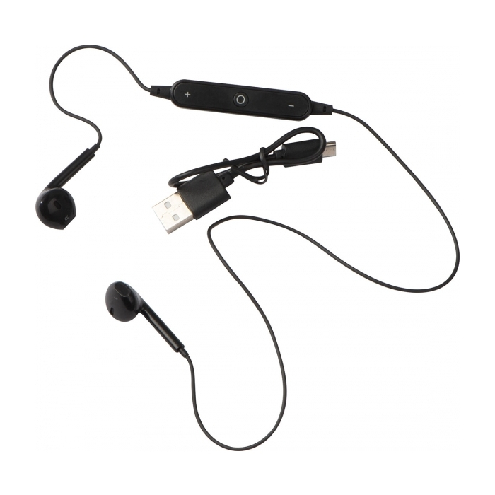 Słuchawki douszne bezprzewodowe ASTI, czarny