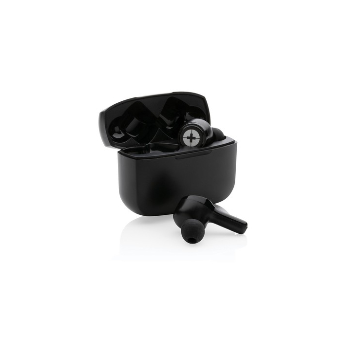 Słuchawki douszne Swiss Peak TWS z systemem ANC czarny