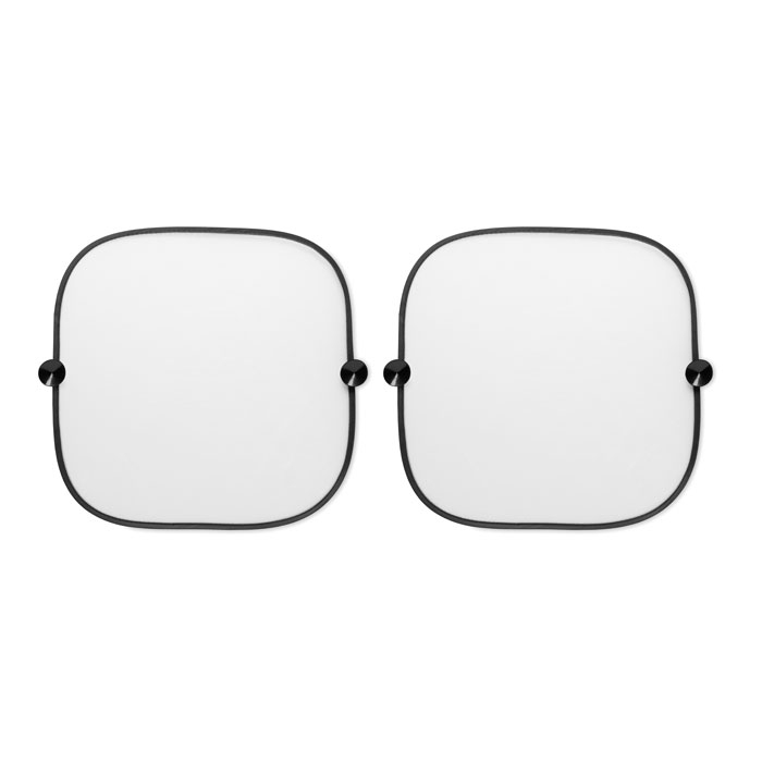 SOMBRA LIGHT - Zestaw 2 osłon przeciwsłoneczn, Czarny