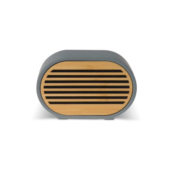 Speaker and wireless charger limestone 5W, szary