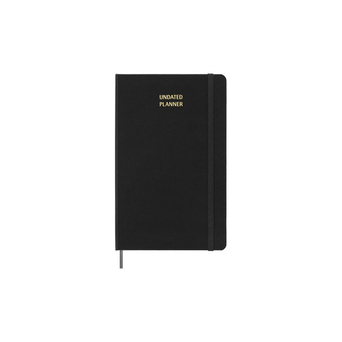 Spiralny kalendarz MOLESKINE UNDATED czarny