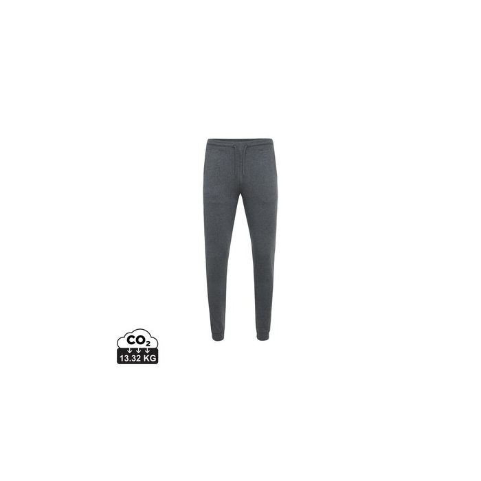 Spodnie dresowe z bawełny z recyklingu Iqoniq Cooper grafitowy