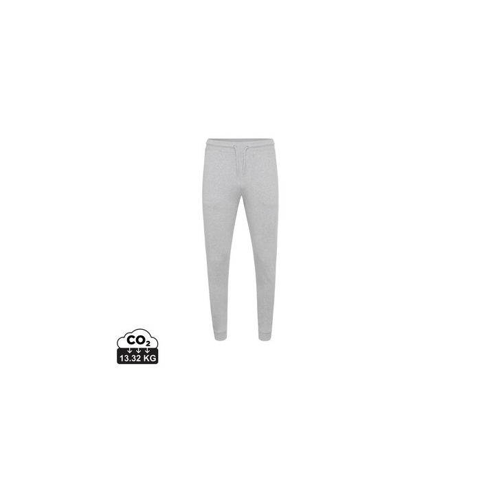 Spodnie dresowe z bawełny z recyklingu Iqoniq Cooper szary
