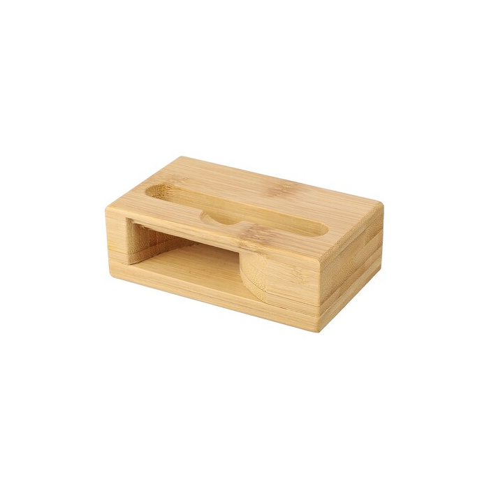 Stojak na telefon brązowy