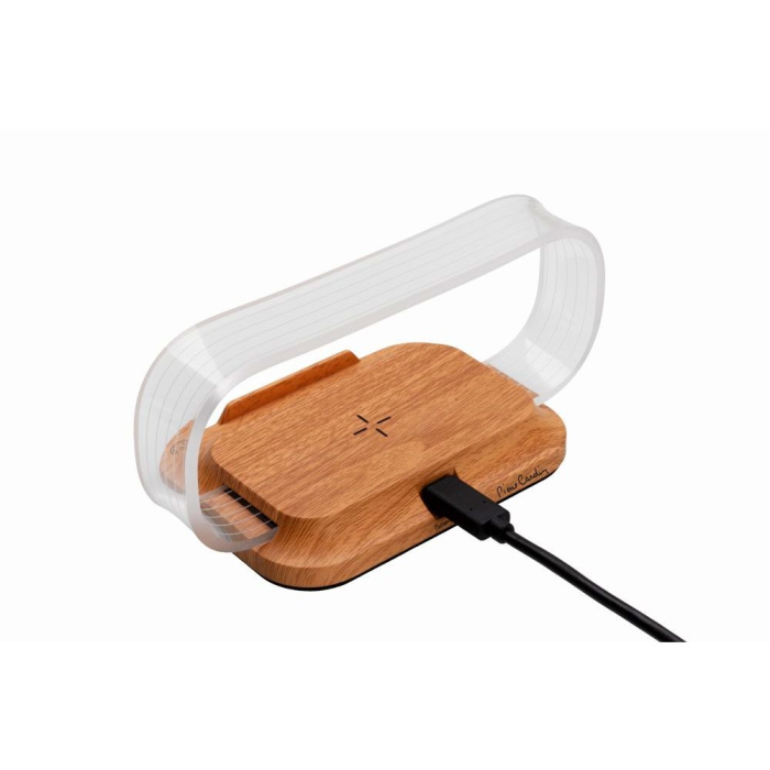 Stojak na telefon z ładowarką indukcyją JEROME Pierre Cardin, beżowy