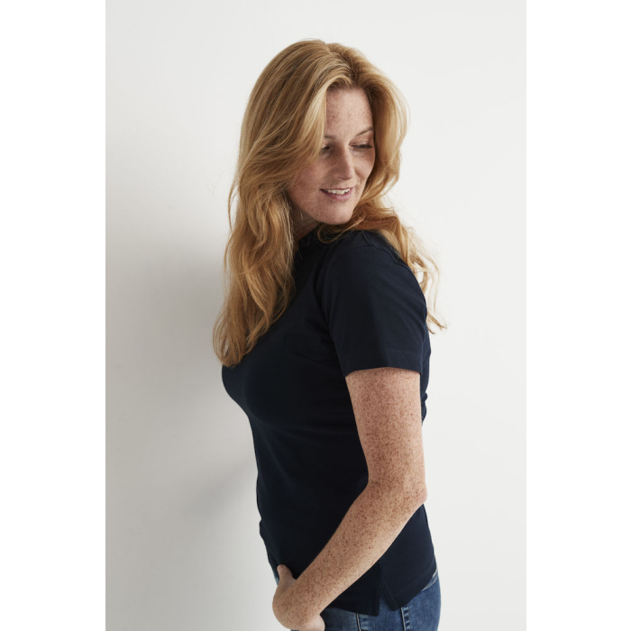 STRETCH PIQUE POLO WOMAN