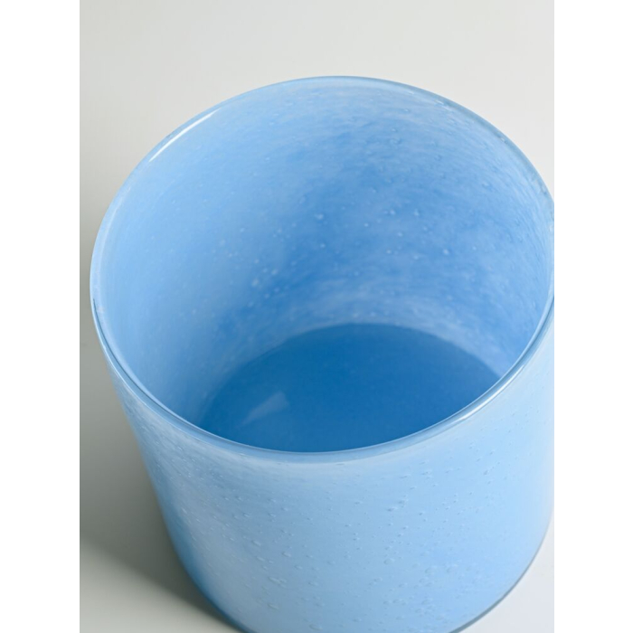 Świecznik CALORE M, błękitny