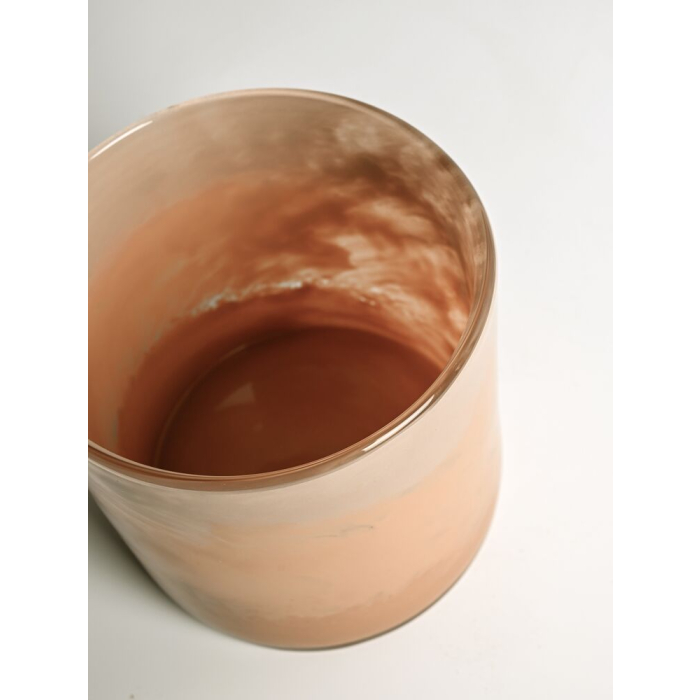 Świecznik CALORE XS, morelowy/brzoskwiniowy/beżowy