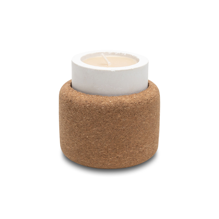 Świecznik dwustronny Eclat, beżowy