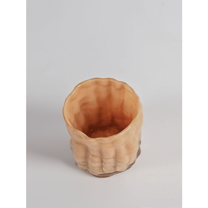 Świecznik LARANNE S, brzoskwiniowy