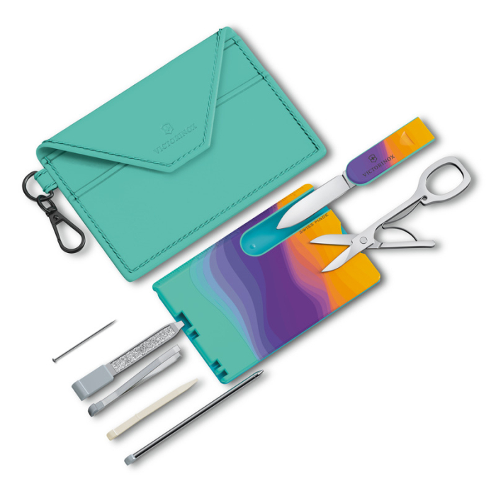 SwissCard Classic, Sydney Style Victorinox, turkusowy