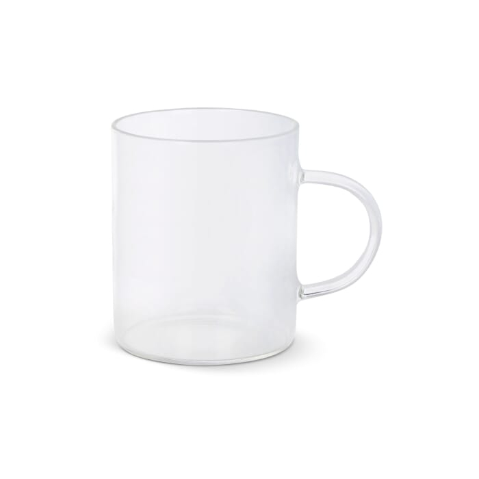 Szklanka do kawy z uchwytem Vardez 180 ml, transparentny