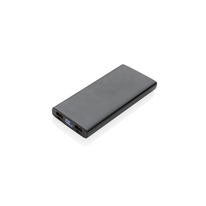 Szybki power bank 10000 mAh czarny
