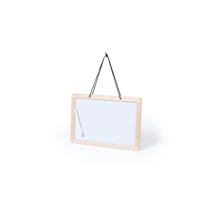 Tablica do pisania, zmywalny pisak z gumką, kreda drewno