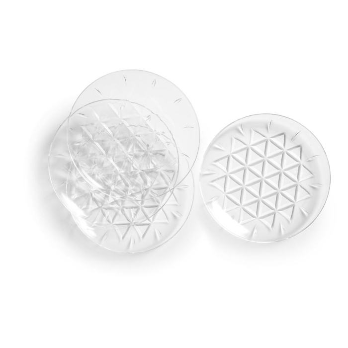 TALERZE PIKNIKOWE, 20 cm, 4-pak