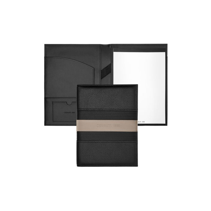 Teczka A5 Delano Taupe &amp; Black