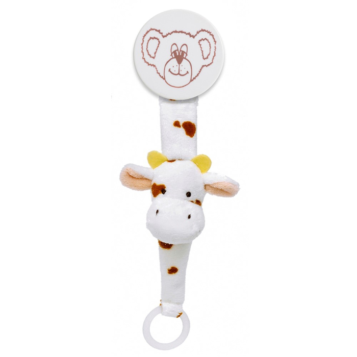TED Diinglisar clip smoczek Krówka, 21 cm