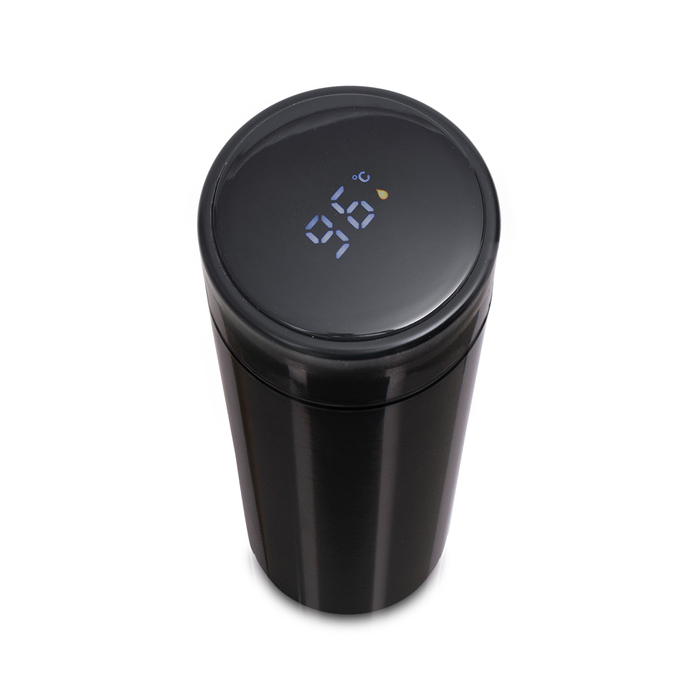 Termos/Kubek próżniowy z termometrem Ancona 470 ml, czarny