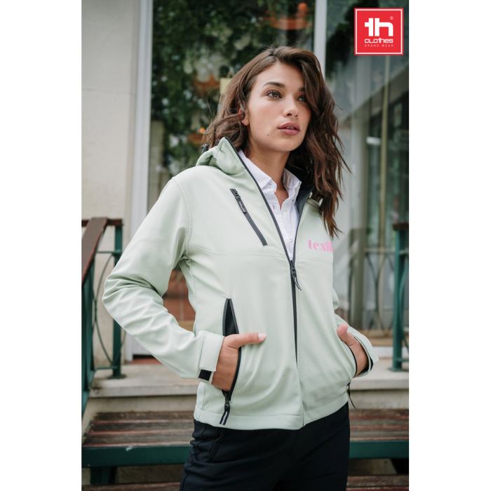 THC ZAGREB WOMEN. Damska kurtka softshell taliowana