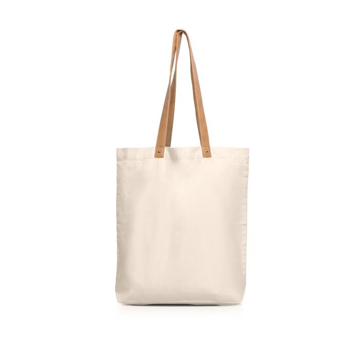 Torba bawełniana 180g zuchywtami z PU / Peachy