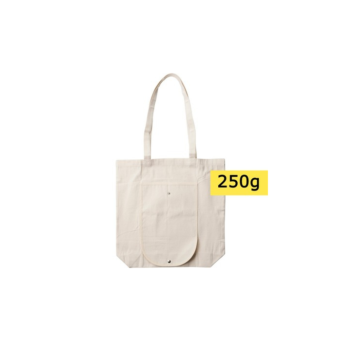 Torba bawełniana, składana beżowy