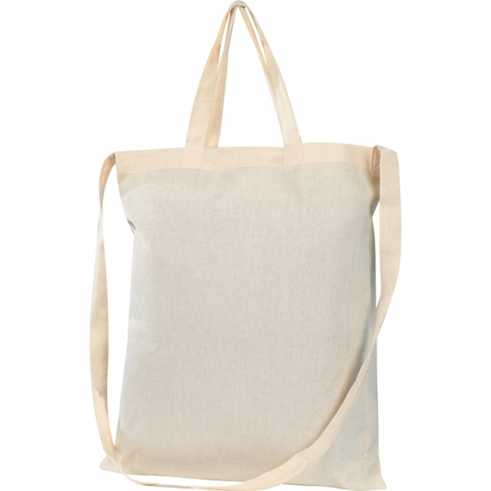 Torba bawełniana z 3 uszami 140 g/m2, biały