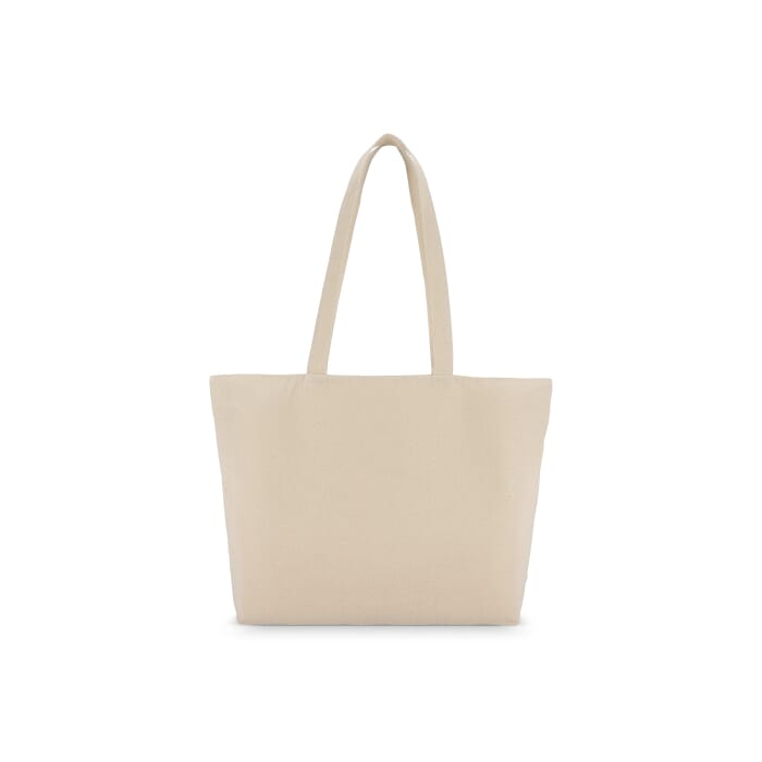 Torba bawełniana z zamkiem błyskawicznym OEKO-TEX® 47 x 11 x 35 cm 320 g/m²