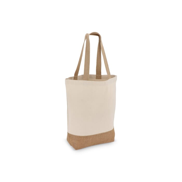 Torba bawełniano-jutowa OEKO-TEX® 41 x 13 x 41 cm 320 g/m²