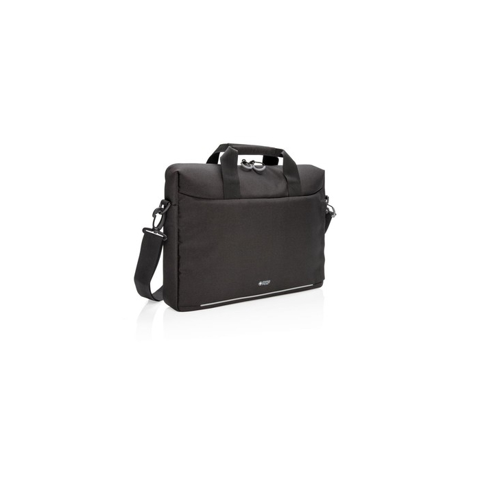 Torba na laptopa 15,6" Swiss Peak, ochrona RFID czarny