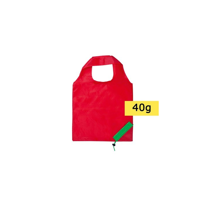 Torba na zakupy, składana czerwony