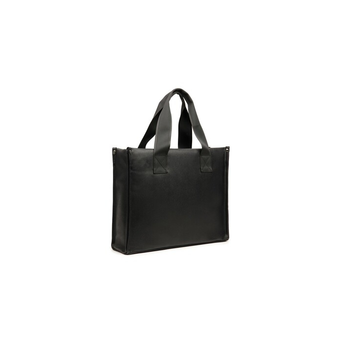 Torba na zakupy VINGA Bermond, PU z recyklingu czarny