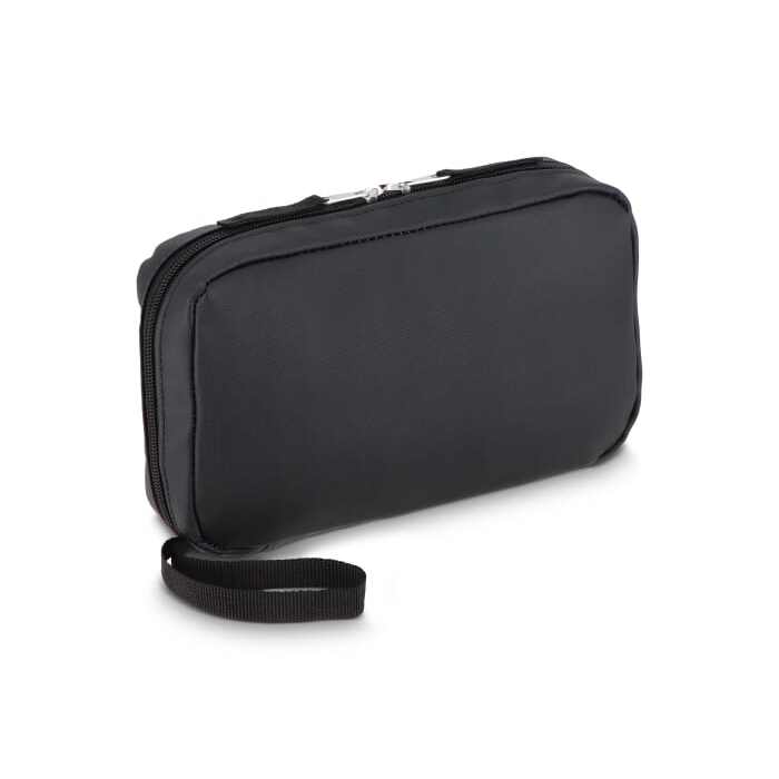 Torba organizacyjna rPET PU Coated 210D Napa 22 x 13 x 4 cm, czarny