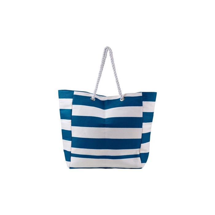 Torba plażowa, na zakupy granatowy