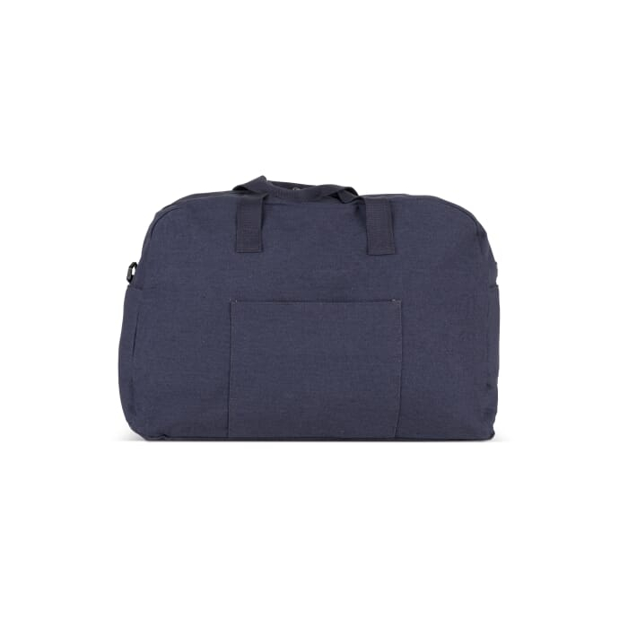 Torba podróżna płótno z recyklingu, ciemnoniebieski