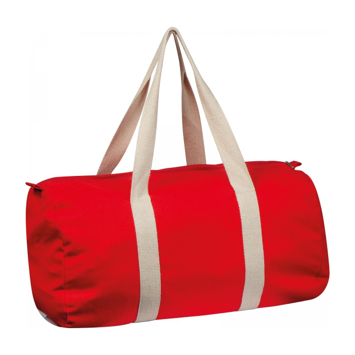 Torba sportowa płócienna, czerwony