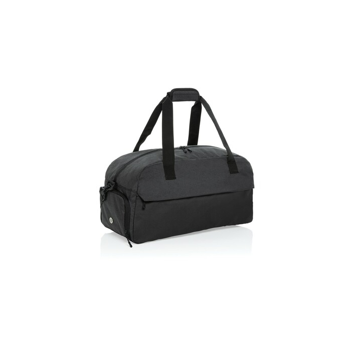 Torba sportowa, podróżna AWARE™ Kazu, RPET czarny