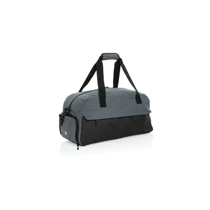 Torba sportowa, podróżna AWARE™ Kazu, RPET szary