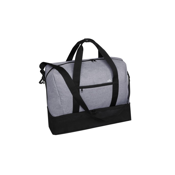 Torba sportowa, podróżna, ochrona RFID szary