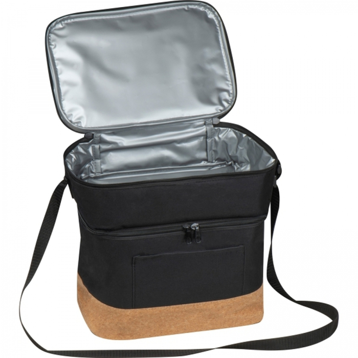 Torba termiczna na 6 puszek 500 ml, czarny