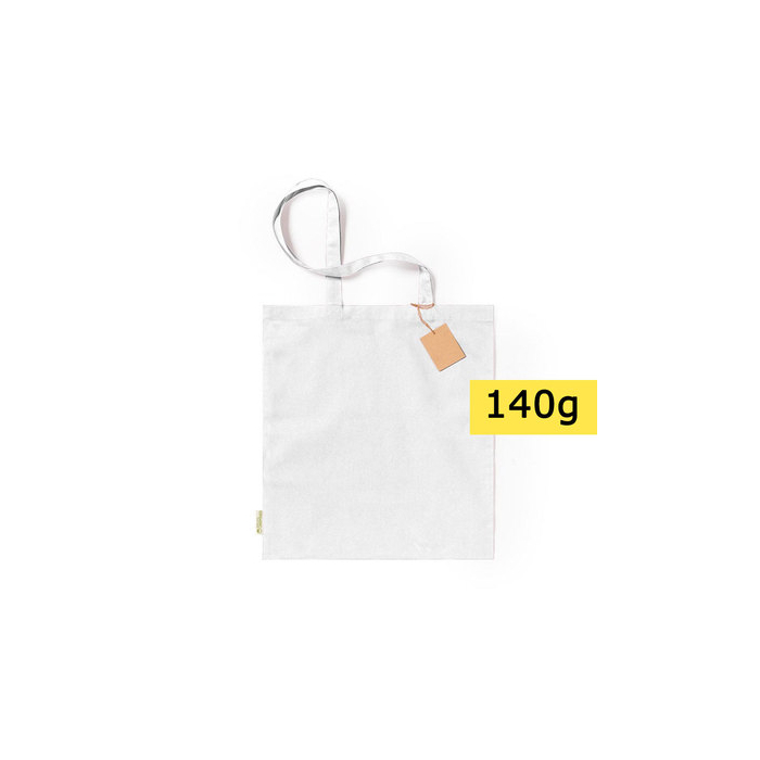 Torba z bawełny organicznej na zakupy biały